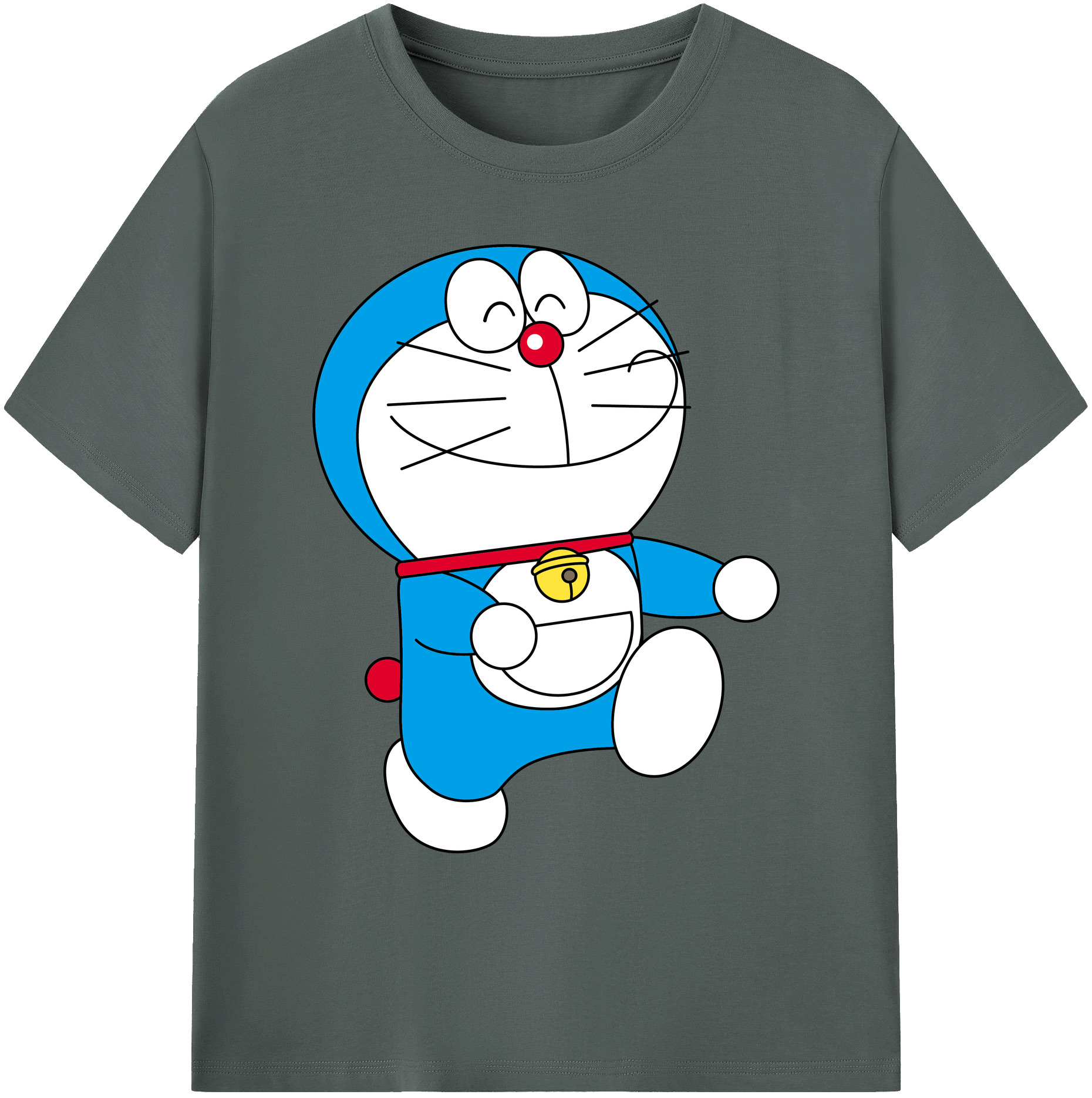 （画像用） ドラえもん Doraemon 綿100％ メンズ半袖Tシャツ｜肌触りやわらか＆通気性